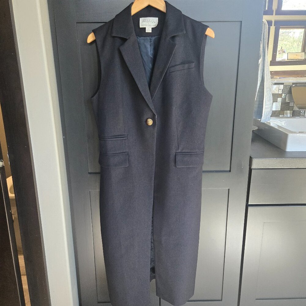 Mare Mare x Anthropologie longline button vest